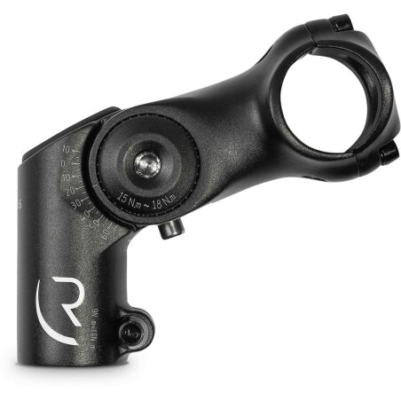 RFR erh&ouml;hter verstellbarer Vorbau MTB black &Oslash;  31,8 mm 80 mm