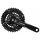 Shimano Tourney FC-TY501 Kurbelgarnitur schwarz ohne KSR 48x38x28 Z&auml;hne 170 mm