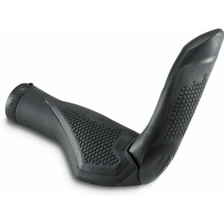 CUBE Natural Fit Griffe COMFORT Bar Ends Large black&acute;n&acute;grey S