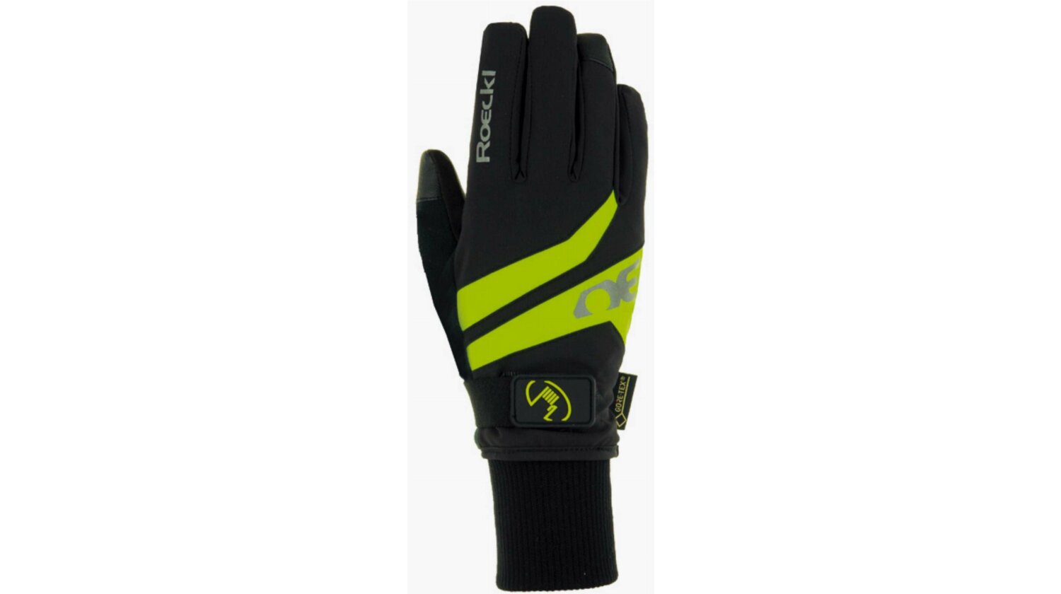 Roeckl Rocca GTX Handschuhe lang schwarz/gelb 8