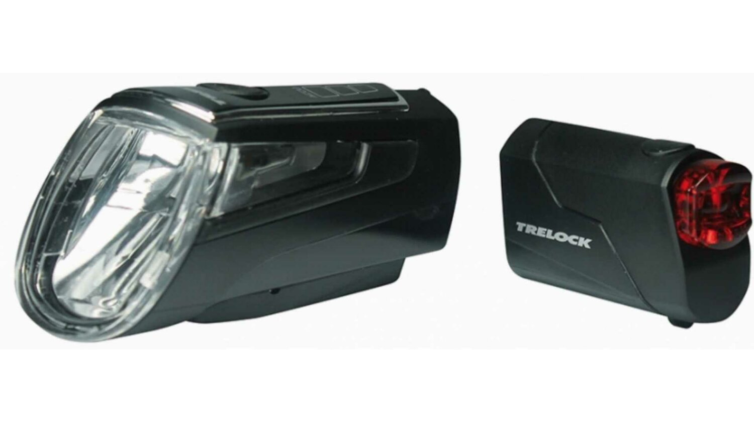 Trelock LS 560 I-GO® CONTROL + LS 720 Reggo Akku-Beleuchtungsset schwarz