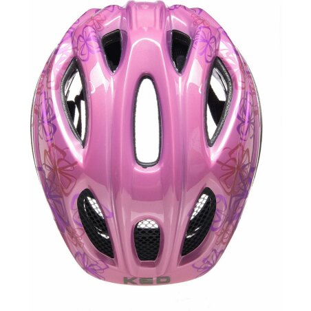KED Meggy II Trend Helm pink flower S/46-51 cm