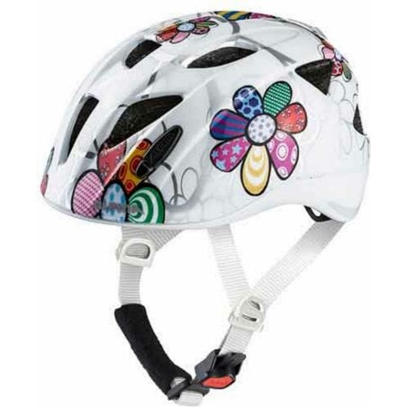 Alpina Ximo Flash Kinder-Helm white flower gloss