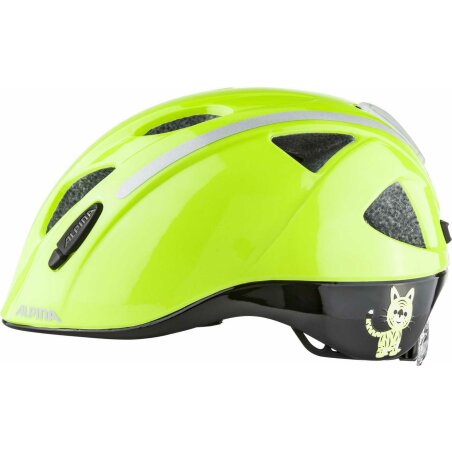 Alpina Ximo Flash Kinder-Helm be visible gloss