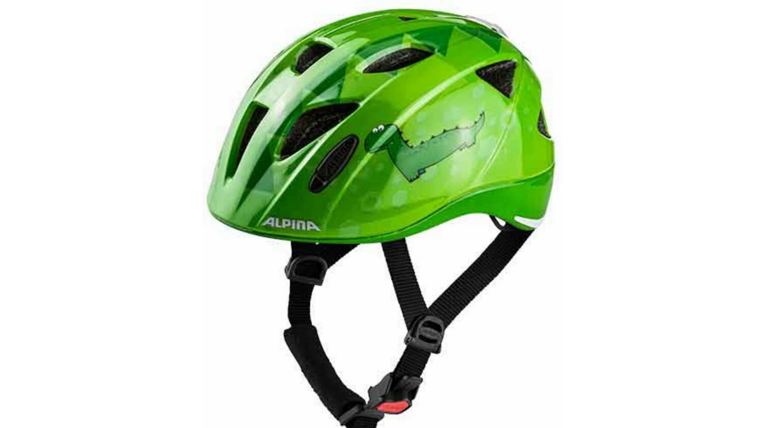 Alpina Ximo Flash Kinder-Helm Green Dino gloss