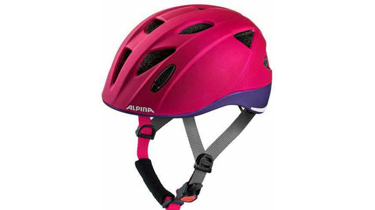 Alpina Ximo L.E. Kinder-Helm deeprose-violet matt