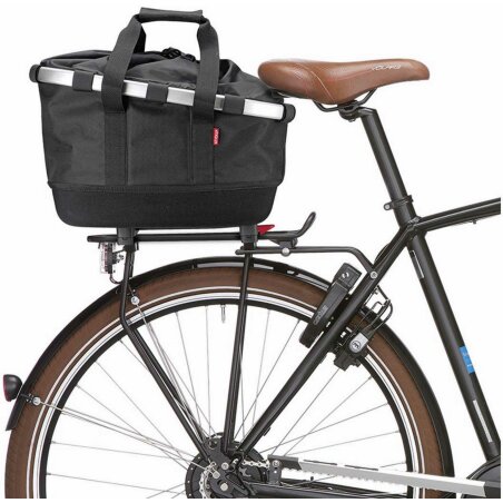 Klickfix Reisenthel Bikebasket GT Gep&auml;cktr&auml;gertasche mit Aluminumrahmen f&uuml;r Racktime Schwarz