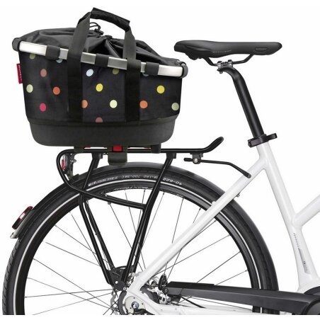 Klickfix Reisenthel Bikebasket GT Gep&auml;cktr&auml;gertasche mit Aluminumrahmen Uniklip Dots