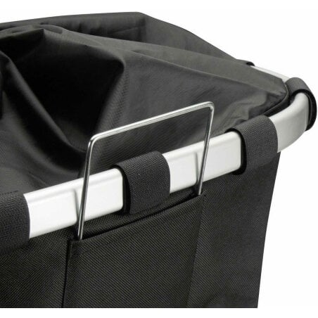 Klickfix Reisenthel Carrybag GT Gep&auml;cktr&auml;gertasche mit Aluminumrahmen f&uuml;r Racktime Fleur-schwarz