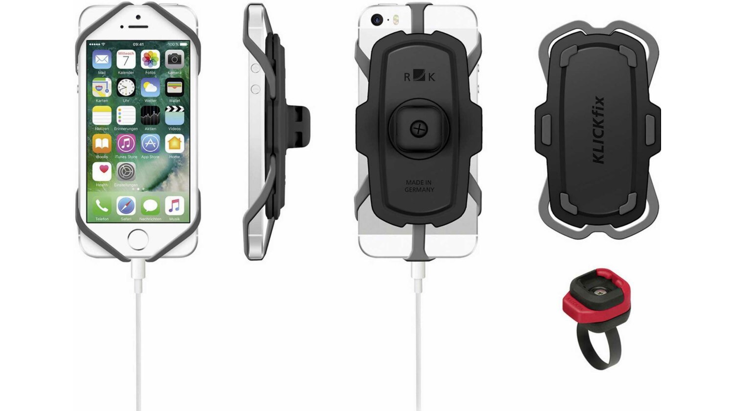 KLICKfix Phonepad Quad Mini Handy-Halterung Fahrrad