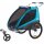 Thule Coaster XT Kinderanh&auml;nger + Fahrrad- und Buggy Set 2-Sitzer blau